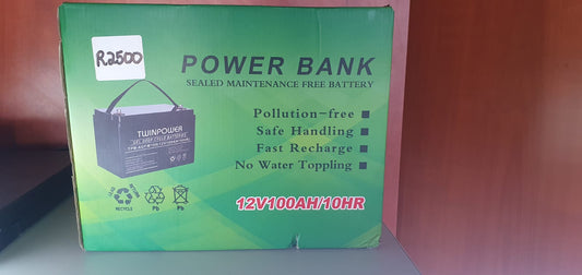 12V GEL BATTERY TWIN POWER 100AH