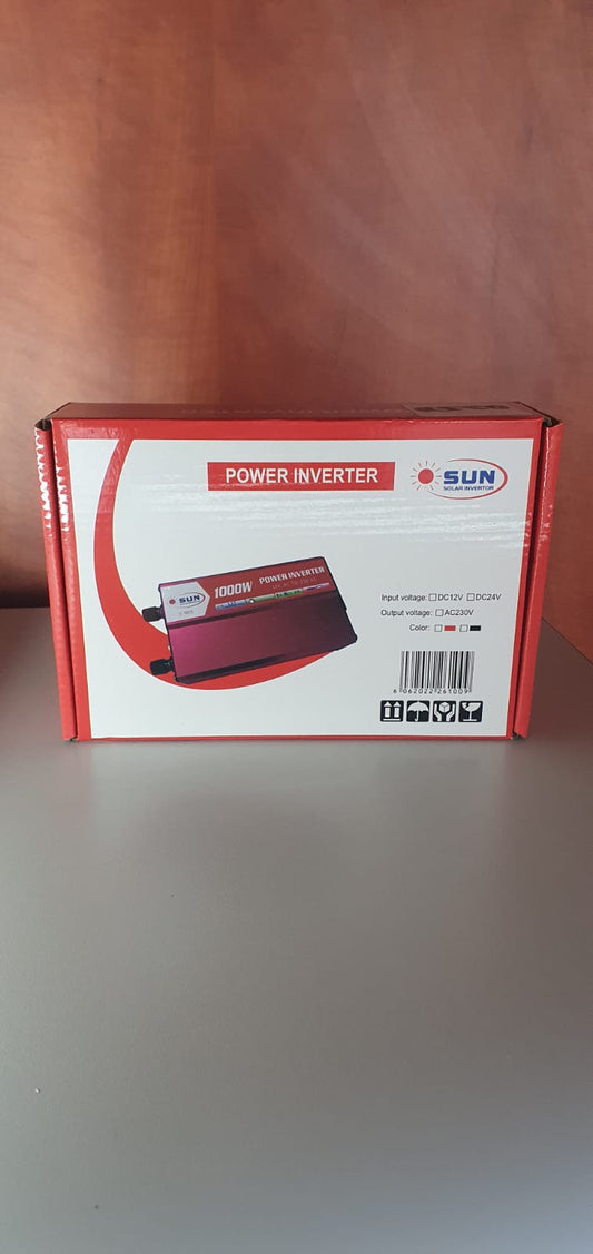 SUN POWER INVERTER 1000W RED -61009