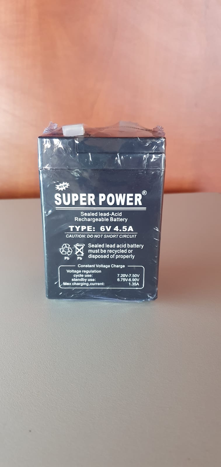 6V 4.5AH LEAD ACID BATTERY