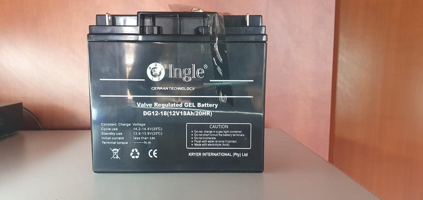 12V 18AH GEL BATTERY INGLE