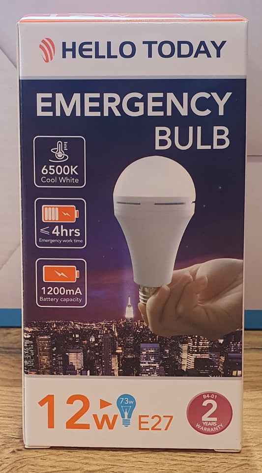 HT LED EMERGENCY BULB 6500K1200MA BATTERY