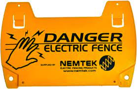 NEMTEK DANGER SIGN